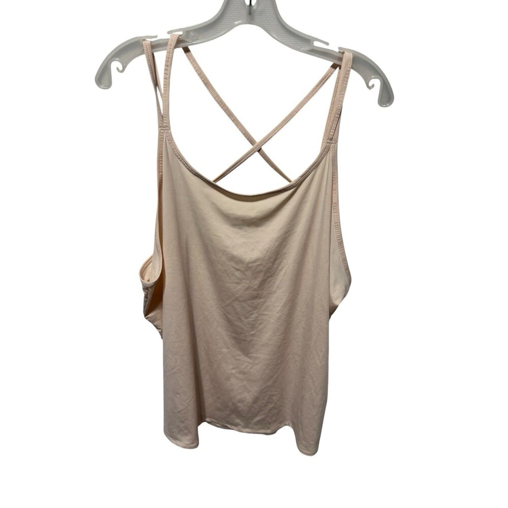 Fabletics Camisole Rylie Tank Moisture Wicking Crisscross Back  1X/18 NWT